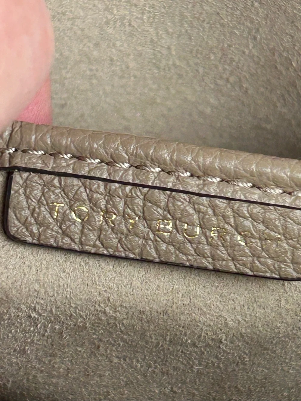 TORY BURCH MINI SWING SATCHEL CROSSBODY TAUPE